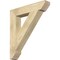 Ekena Millwork Traditional Slat Rough Sawn Bracket, Douglas Fir, 6"W x 34"D x 38"H BKT06X34X38TRA06RDF - alternate 1
